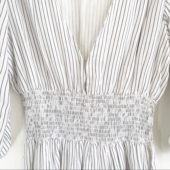 CLEOBELLA Sadie Striped Mini Dress in Ivory Medium - Picture 11 of 15